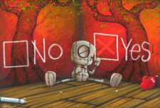 Fabio Napoleoni  Fabio Napoleoni  A Solid Declaration (SN) Canvas